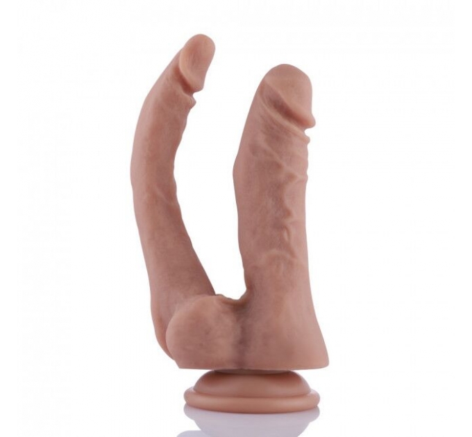 Двойной фаллоимитатор Hismith 9.8" Double Penetrator Silicone Dildo