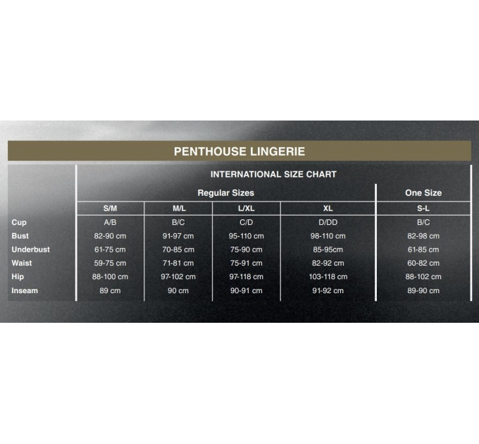 Penthouse - Dark Wish Black S-L