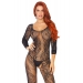 Leg Avenue Swirl Lace Bodystocking Black O/S