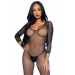 Leg Avenue V Front Bodystocking Black O/S