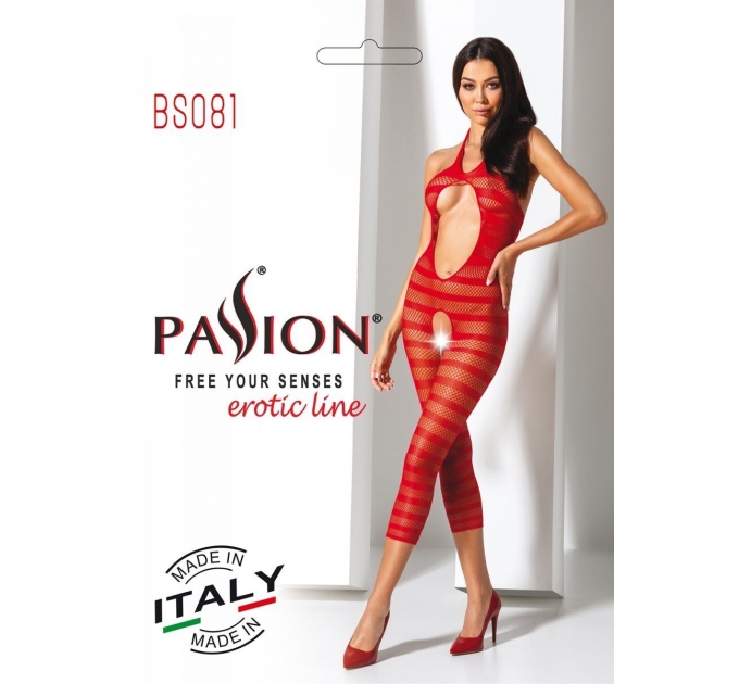 Бодистокинг Passion BS081 red