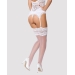 Obsessive 810-STO-2 stockings white S/M