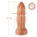 Силиконовый дилдо с вибрацией Hismith Slightly Curved Vibrating Silicone Dildo Monster Series