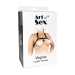 Женская портупея из натуральной кожи Art of Sex - Virginia, цвет Черный, размер L-2XL
