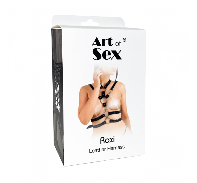 Сексуальная женская портупея Art of Sex - Roxi, размер XS-2XL, цвет черный