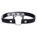 Чокер Master Series Kinky Kitty Ring Slim Choker - Black