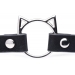 Чокер Master Series Kinky Kitty Ring Slim Choker - Black