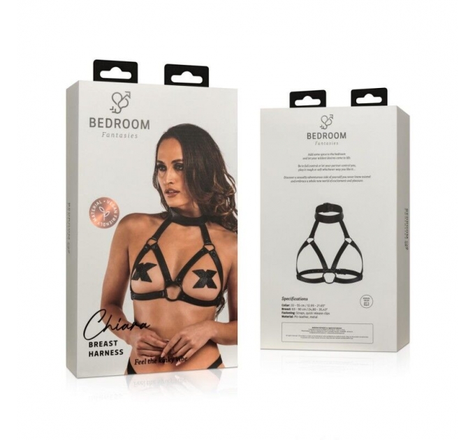 Портупея Bedroom Fantasies Chiara Breast Harness - Black