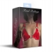 Лиф из натуральной кожи Feral Feelings - Bikini Top Red