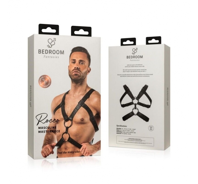 Портупея Bedroom Fantasies Rocco Masculine Masterpiece - Black