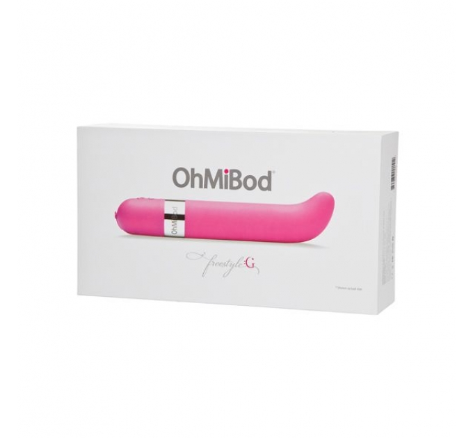 Музыкальный вибратор OhMiBod - Freestyle :G Music Pink, стимуляция точки G, беспроводной