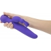 Вибратор-кролик с сенсорным управлением и ротацией Touch by SWAN - Duo Purple, глубокая вибрация