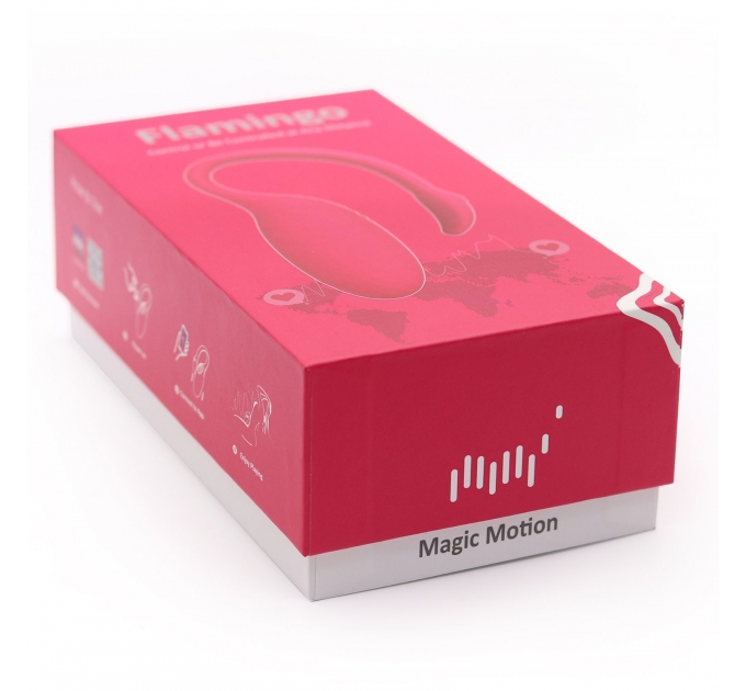 Смарт-виброяйцо Magic Motion Flamingo со стимулятором клитора, 3 вида упражнений Кегеля