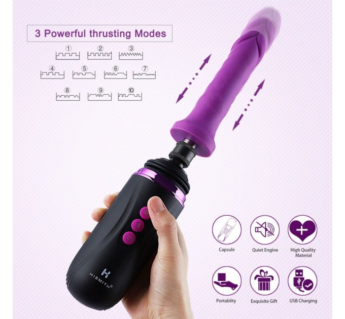 Hismith Mini Capsule Sex-Machine with Strong Suction APP