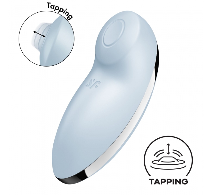 Вибростимулятор-пульсатор Satisfyer Tap & Climax 2 Blue