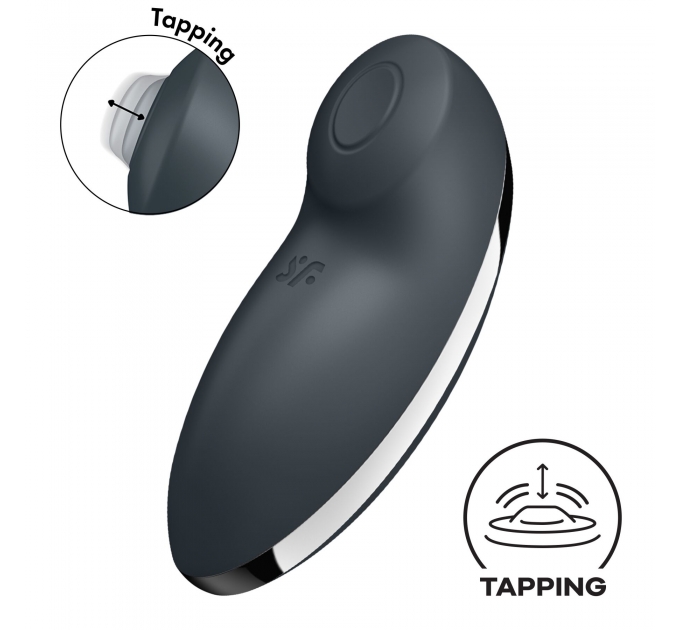 Вибростимулятор-пульсатор Satisfyer Tap & Climax 2 Grey