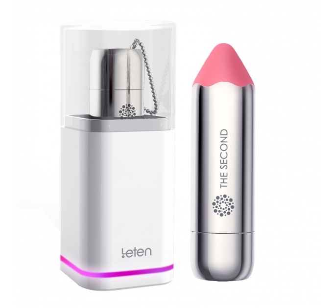 Вибропуля Leten The Second scented powder с индукционной зарядкой, водонепроницаемая, очень мощная