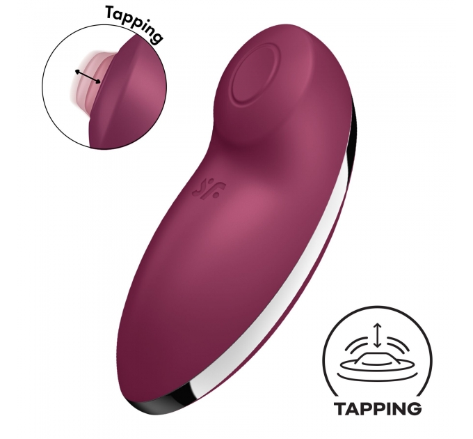 Вибростимулятор-пульсатор Satisfyer Tap & Climax 2 Red