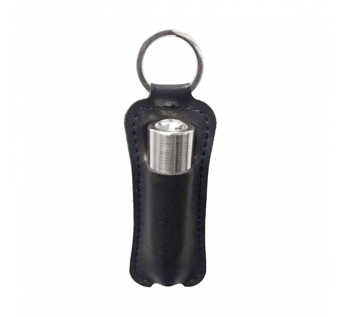 Вибропуля PowerBullet - First-Class Bullet 2.5" with Key Chain Pouch, Silver