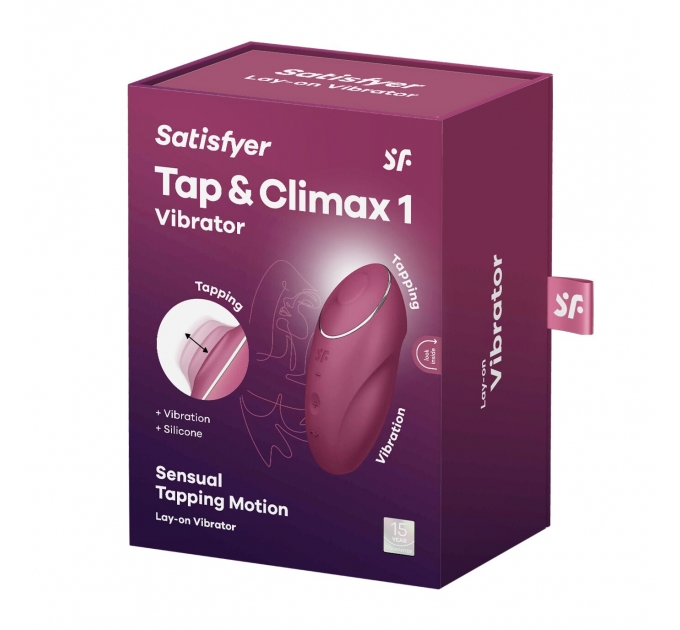 Вибратор Satisfyer Tap & Climax 1 Red