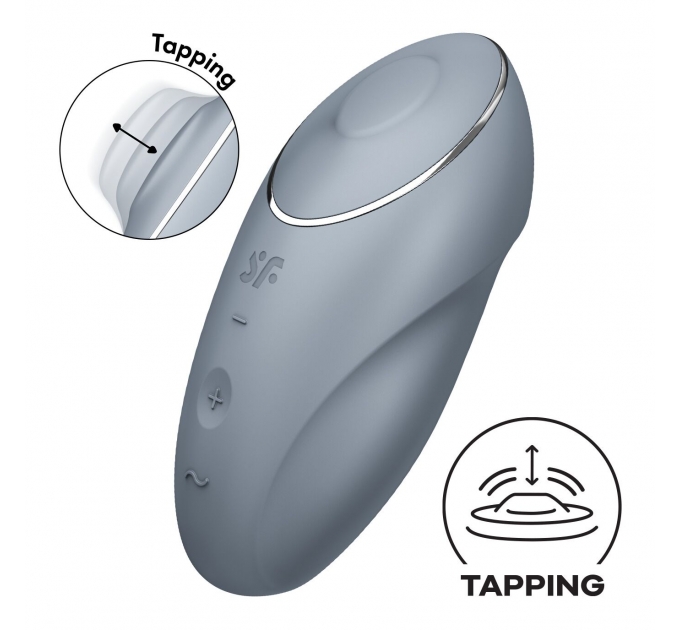 Вибратор Satisfyer Tap & Climax 1 Bluegrey