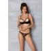 Комплект MARINA SET WITH OPEN BRA black XXL/XXXL - Passion