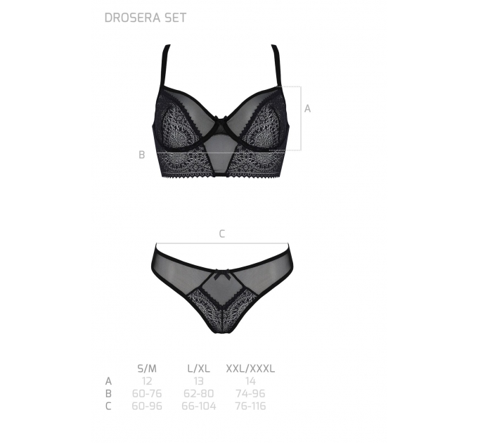 Комплект Passion DROSERA SET black L/XL - ECO Passion