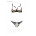 Комплект MARINA SET WITH OPEN BRA beige S/M - Passion