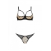 Комплект MARINA SET WITH OPEN BRA beige S/M - Passion