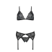 DELIENA SET black S/M - Passion