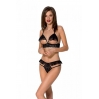 Комплект DOLLY SET WITH OPEN BRA black L/XL Passion