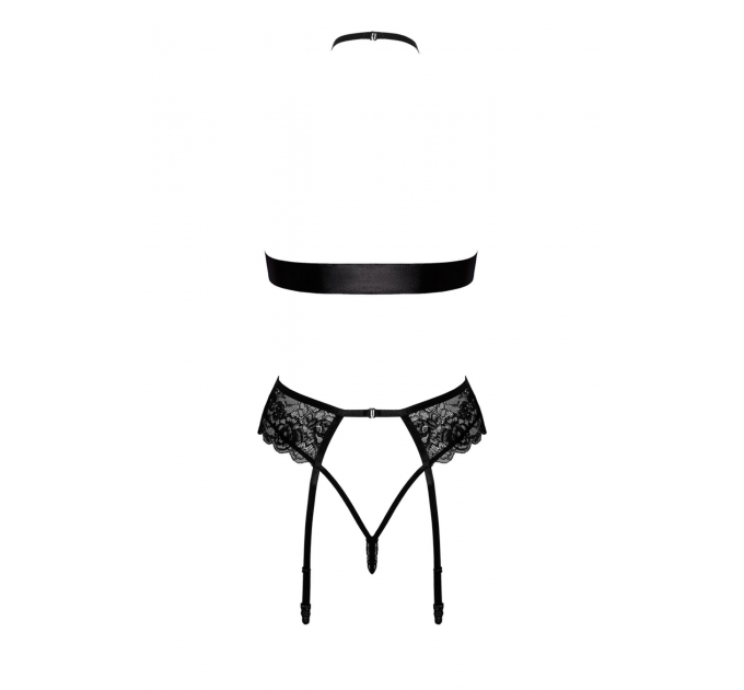Комплект Kissable Bondage Kiss Set Black L/XL