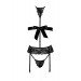 Комплект Kissable Bondage Kiss Set Black L/XL