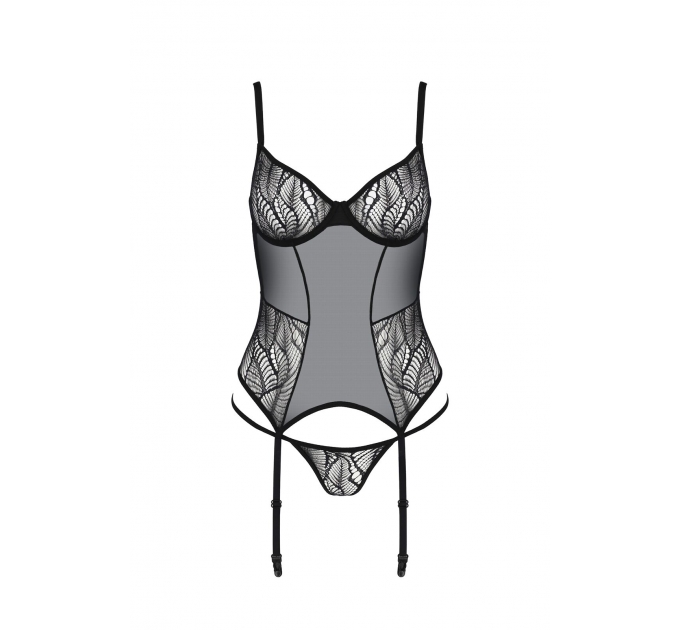 Корсет Passion LEAFA CORSET black XXL/XXXL - ECO Passion