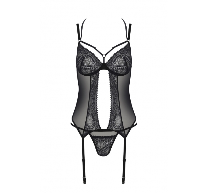 Корсет Passion DROSERA CORSET black L/XL - ECO Passion