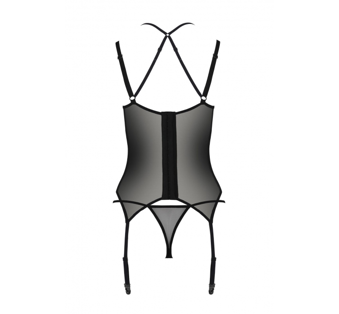 Корсет Passion DROSERA CORSET black L/XL - ECO Passion