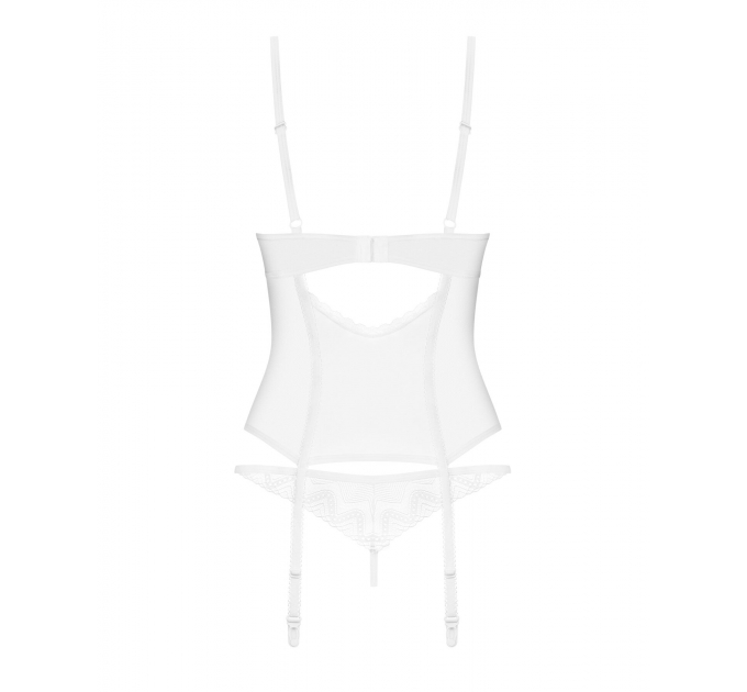 Корсет Obsessive Alissium corset & thong XS/S