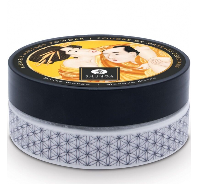 Вкусная пудра для оральных ласк Shunga Body Powder - Luscious Mango (75 грамм)