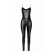 Комбинезон Noir Handmade F306 Mirage catsuit with jewelry rhinestone chain adorning the back - 3XL