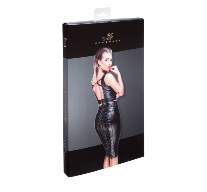 Юбка Noir Handmade F152 Powerwetlook pencil skirt - S