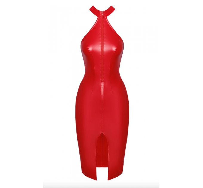 Платье Noir Handmade F354 Red powerwetlook dress - XL