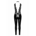 Комбинезон Noir Handmade F298 Libido Deep-V catsuit with collar and pearl chain - 3XL