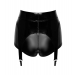 Шортики Noir Handmade F325 Glam suspender wetlook and vinyl shorts - S