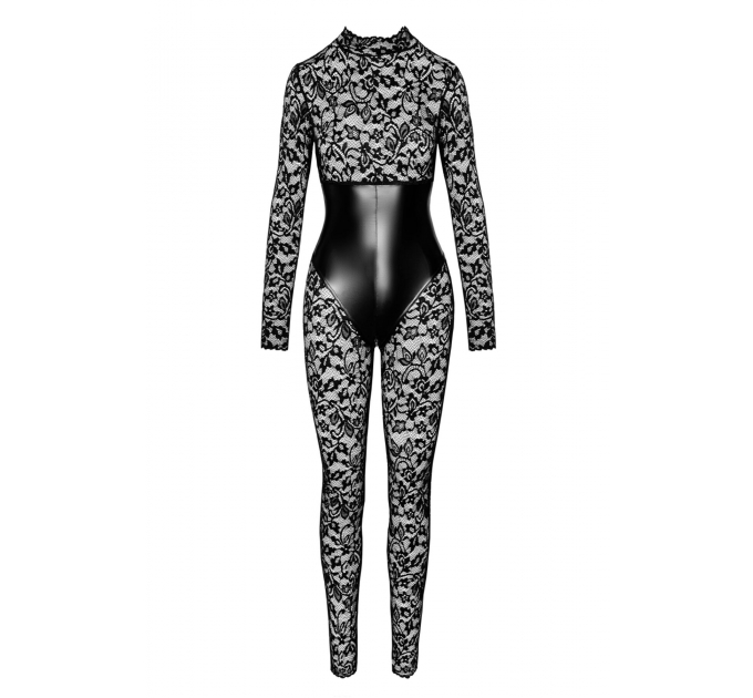 Комбинезон Noir Handmade F299 Enigma lace catsuit with underbust bodice - S