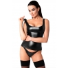 Топ Noir Handmade F346 Powerwetlook top - XXL