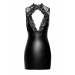 Платье Noir Handmade F343 Powerwetlook and lace mini skirt - M