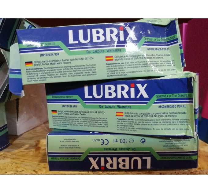 Лубрикант на водной основе Lubrix (100 мл) без парабенов (мятая упаковка)