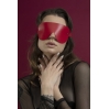 Маска на глаза Feral Feelings - Blindfold Mask, натуральная кожа, красная