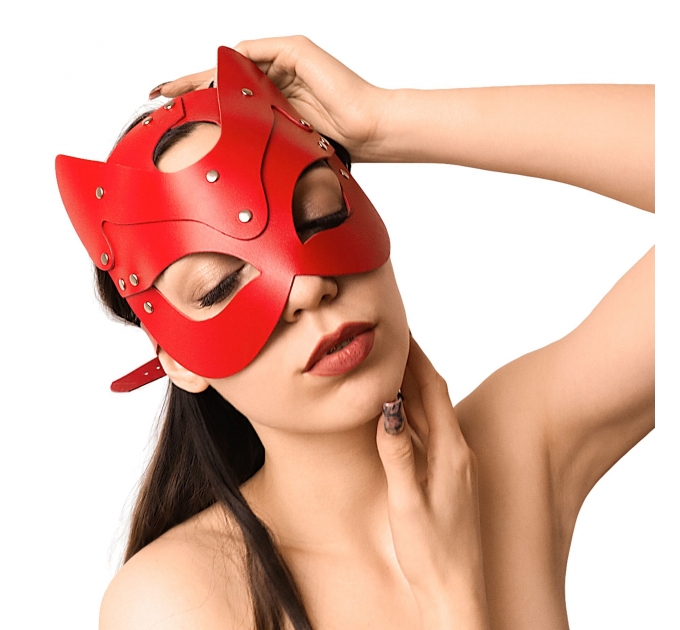 Маска Кошечки Art of Sex - Cat Mask, Красный