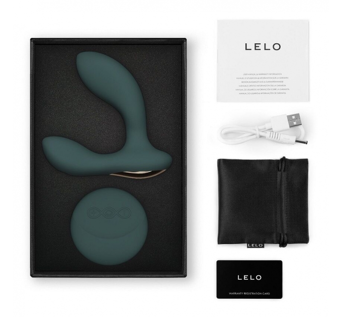 Массажер простаты LELO Hugo 2 Remote Green